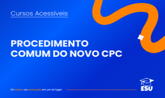 Procedimento Comum do Novo CPC