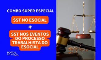 Combo  formação Exclusiva SST no eSocial