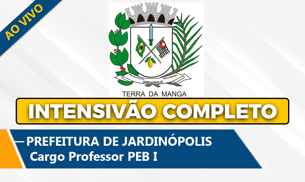INTENSIVÃO Jardinópolis 2026 PEB I (Noite/Ao Vivo)