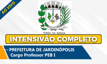 INTENSIVÃO Jardinópolis 2026 PEB I (Noite/Ao Vivo)