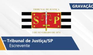TJ/SP | Escrevente (Turma: Agosto/2025 - Presencial/Ao Vivo)