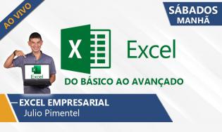 Excel Empresarial | Turma sábados: Maio 2026 (Ao Vivo)