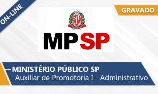 MP/SP - Auxiliar de Promotoria I - Administrativo - On-Line