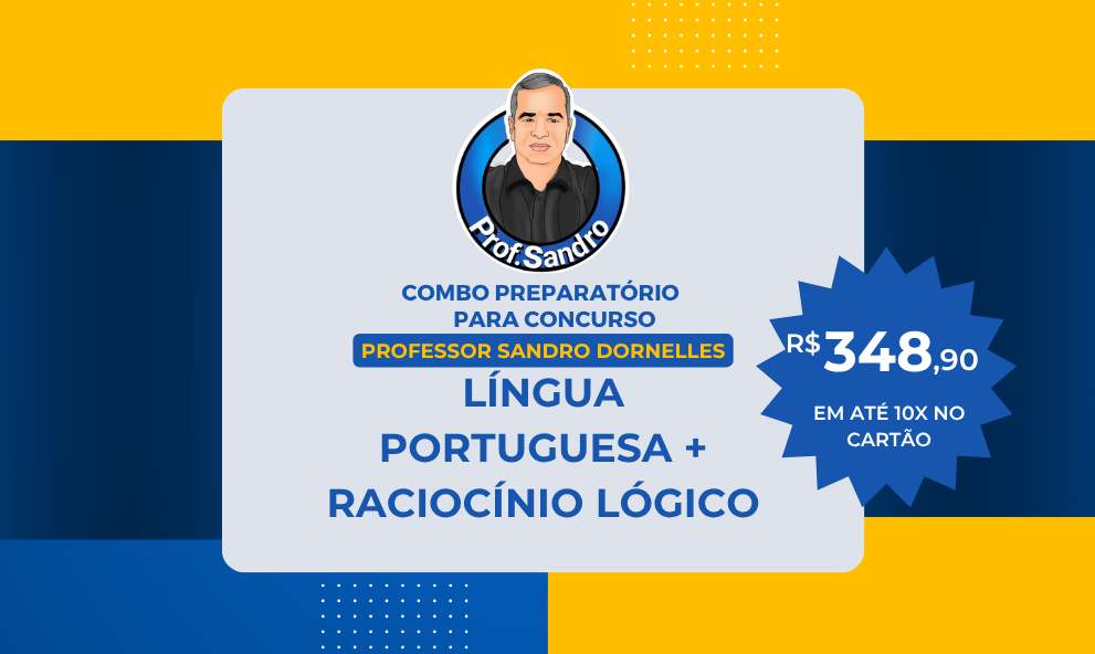 CURSO PREPARATÓRIO - LÍNGUA PORTUGUESA + RACIOCÍNIO LÓGICO 2025