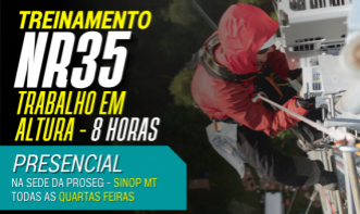 NR 35 - Trabalho em Altura (100% Presencial na sede da Proseg em Sinop MT)
