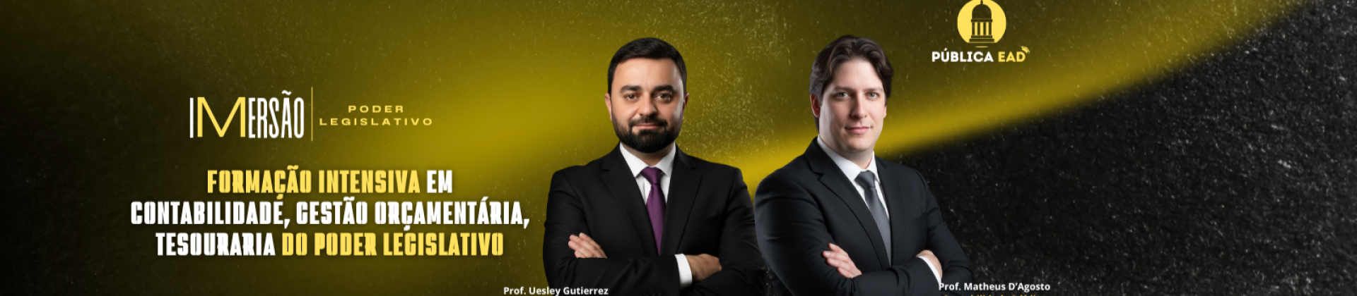 Formação Intensiva em Contabilidade, Gestão Orçamentária e Tesouraria no Poder Legislativo