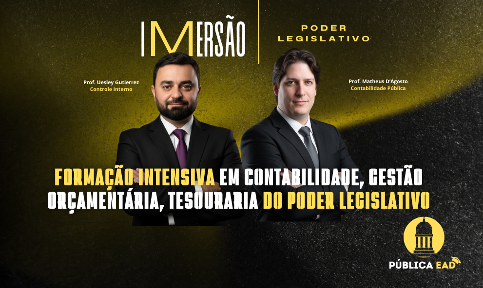 Formação Intensiva em Contabilidade, Gestão Orçamentária e Tesouraria no Poder Legislativo