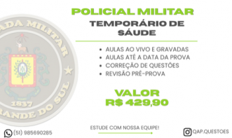 Policial Militar Temporário - Área Saúde