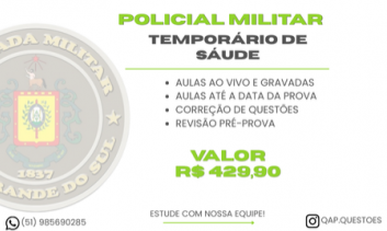 Policial Militar Temporário - Área Saúde