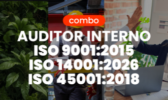Combo: Auditor Interno SGI - ISO 9001:2015, ISO 14001:2026, ISO 45001:2018