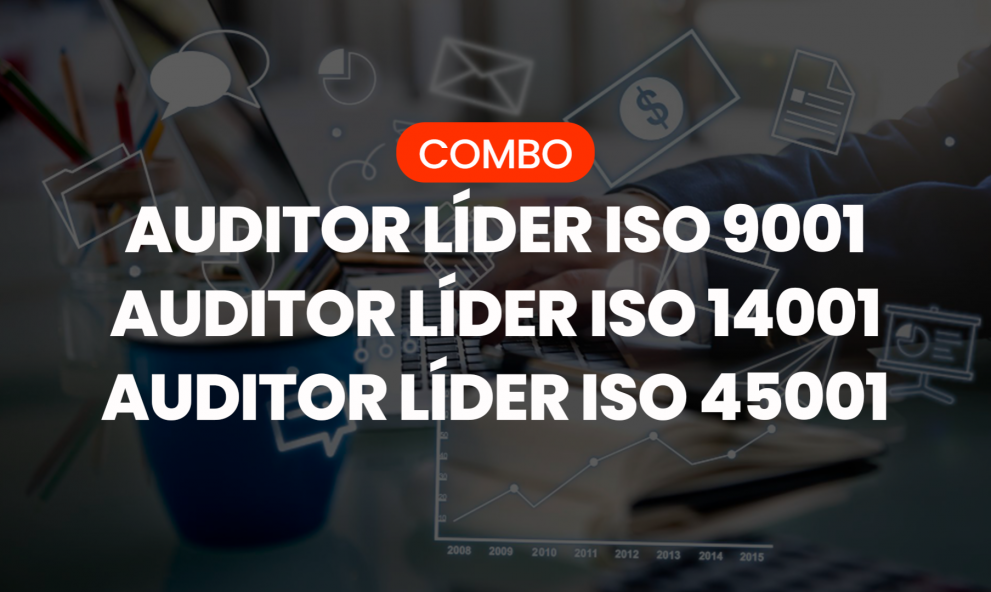 Combo: ISO 9001:2026, ISO 14001:2026 e ISO 45001:2018