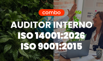 Combo: Auditor Interno ISO 9001:2015 e ISO 14001:2026