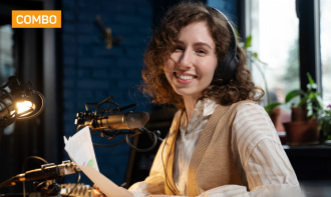 Locução para podcasts + Jornalismo em vídeos curtos: produção e narrativas para redes sociais