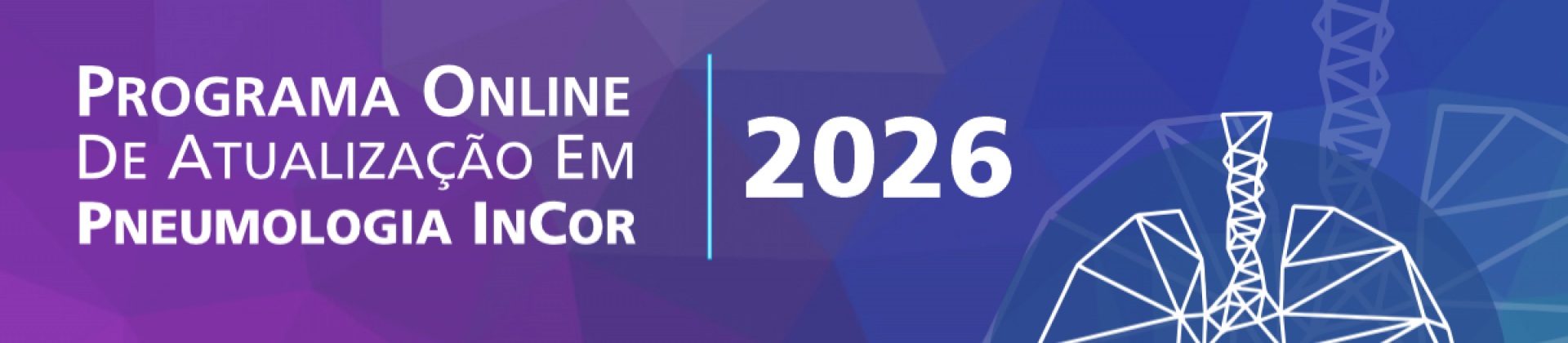 Programa Online de Atualização em Pneumologia do Incor 2026