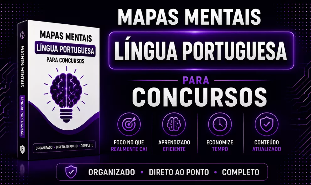 Mapas Mentais: Língua Portuguesa Concursos