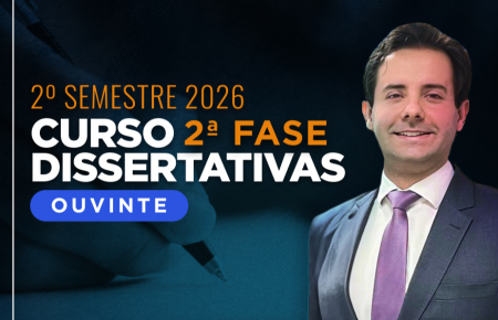 2º SEM. 2026: OUVINTE - CURSO REGULAR DE QUESTÕES DISCURSIVAS MAGIS/MPT