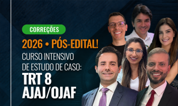 TRT8 2026: ESTUDO DE CASO - CORREÇÕES