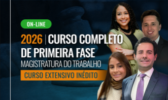2026: CURSO COMPLETO DE 1ª FASE MAGISTRATURA