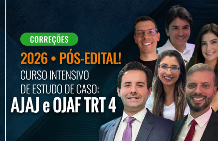 TRT4 2026: ESTUDO DE CASO - CORREÇÕES