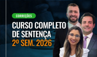2º SEM 2026 CORREÇÕES: SENTENÇA CURSO COMPLETO