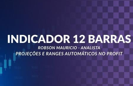 INDICADOR 12 BARRAS - PROJEÇÕES E RANGES AUTOMÁTICOS NO PROFIT