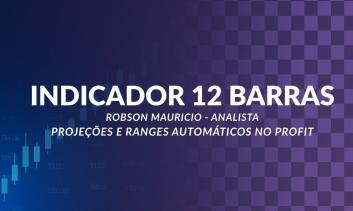 INDICADOR 12 BARRAS - PROJEÇÕES E RANGES AUTOMÁTICOS NO PROFIT