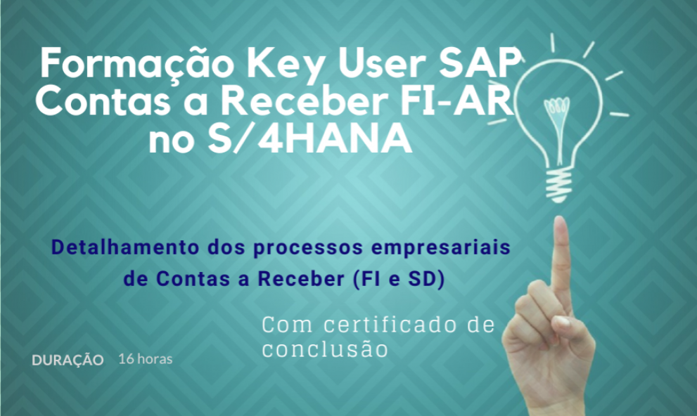 Formação Key User - Contas a Receber  - SAP FI AR  no SAP S/4HANA