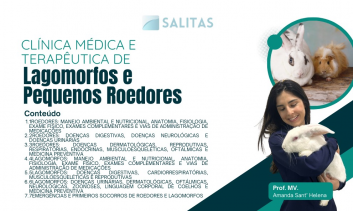 CLÍNICA MÉDICA E TERAPÊUTICA DE LAGOMORFOS E ROEDORES