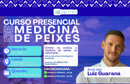 CURSO PRESENCIAL DE MEDICINA DE PEIXES