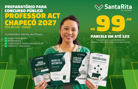 PREPARATÓRIO PARA CONCURSO PÚBLICO PROFESSOR ACT CHAPECÓ 2027