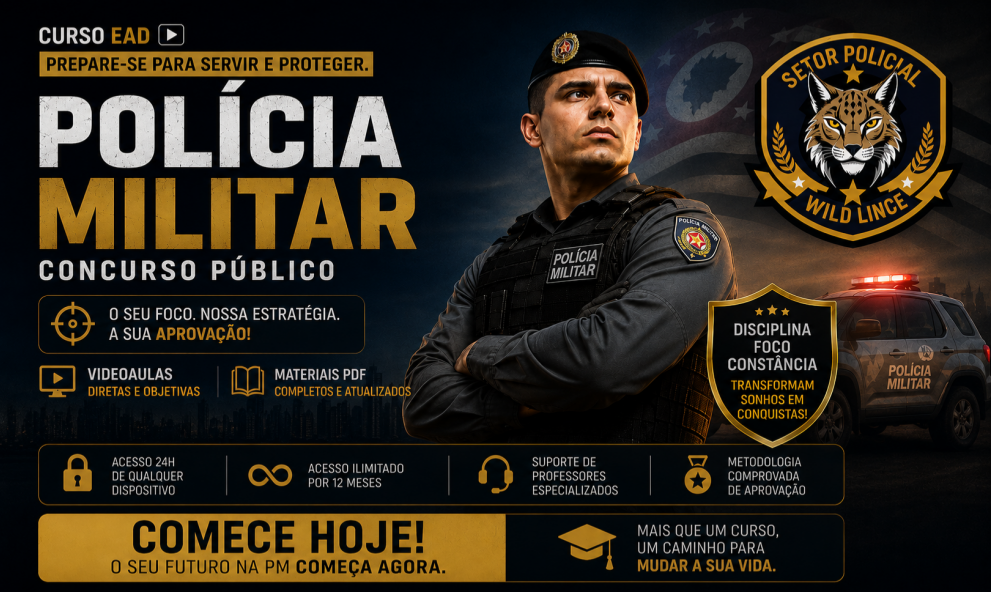 Curso para o Concurso de Soldado da PM de São Paulo  - 2026
