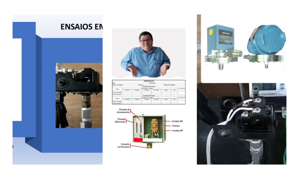 Ensaio de Pressostato