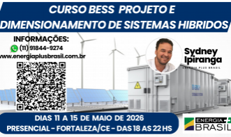 CURSO IMERSÃO BESS - FORTALEZA/CE - PRESENCIAL - DIAS 11 A 15 DE MAIO DE 2026