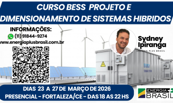 CURSO IMERSÃO BESS - FORTALEZA/CE - PRESENCIAL - DIAS 23 A 27 DE MARÇO DE 2026