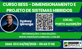 CURSO IMERSÃO BESS - PORTO ALEGRE/RS - PRESENCIAL - DIAS 03  E  04 DE AGOSTO DE 2026