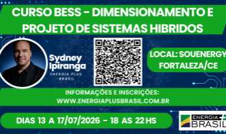 CURSO IMERSÃO BESS - FORTALEZA/CE - PRESENCIAL - DIAS 13 A 17 DE JULHO DE 2026