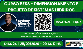 CURSO IMERSÃO BESS - SÃO LUIS/MA- PRESENCIAL - DIAS 24  E  25 DE SETEMBRO DE 2026