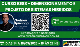 CURSO IMERSÃO BESS - FORTALEZA - ON LINE - DIAS 14  A 18 DE SETEMBRO DE 2026