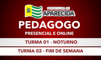 APARECIDA DE GOIÂNIA - PEDAGOGO