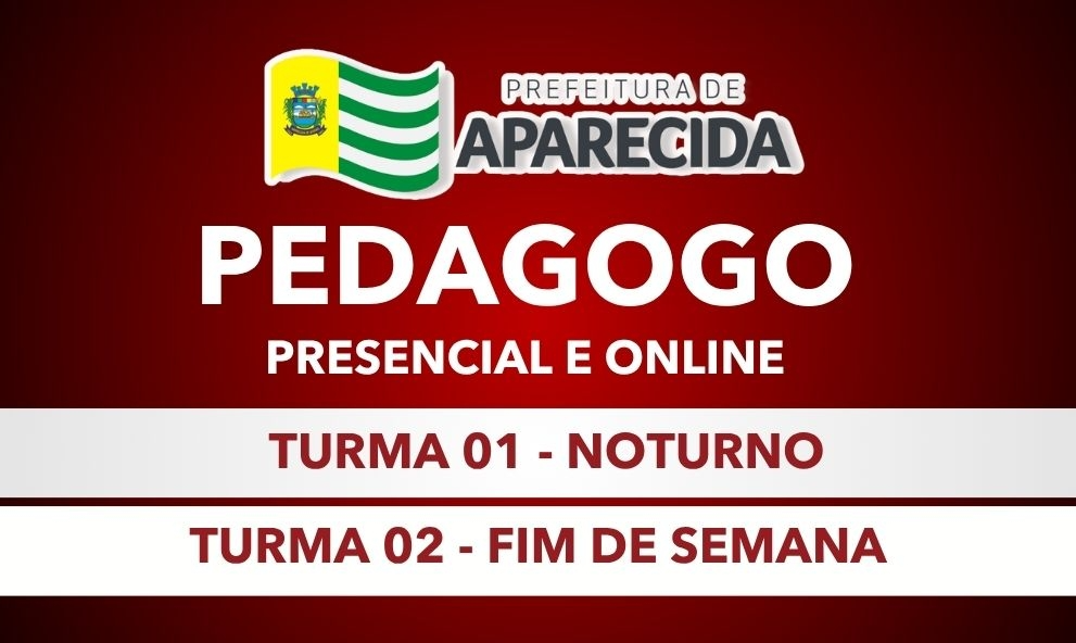 APARECIDA DE GOIÂNIA - PEDAGOGO