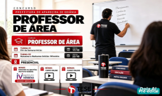 APARECIDA DE GOIÂNIA – PROFESSOR DE ÁREA