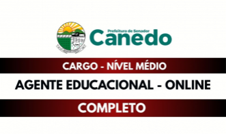 PREF. SEN. CANEDO - AGENTE EDUCACIONAL - MÉDIO