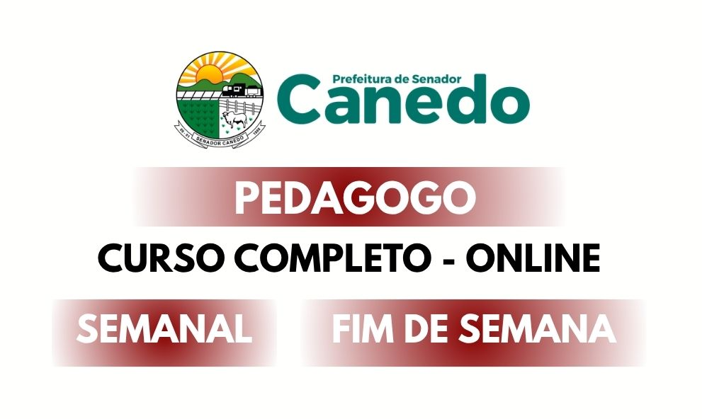 PREF. SENADOR CANEDO -PEDAGOGIA (2026)