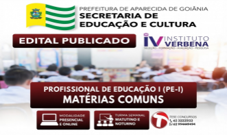 PROFESSOR DE ÁREA (COMUNS) – PÓS-EDITAL