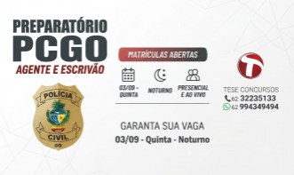 PCGO – AGENTE E ESCRIVÃO