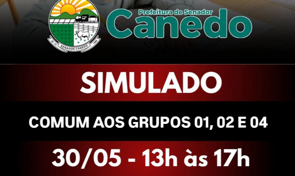 SIMULADO – GRUPOS I,II E IV