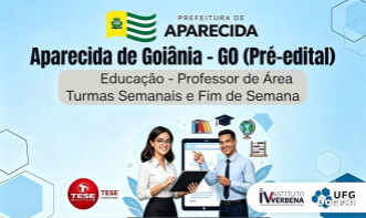 APARECIDA DE GOIÂNIA – PROFESSOR DE ÁREA