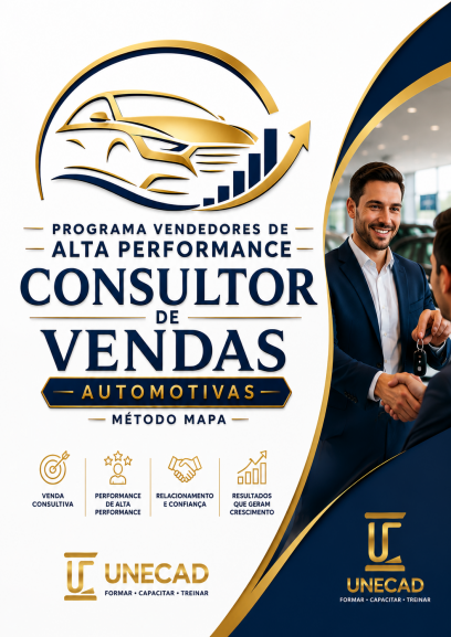 Programa Vendedores de Alta Performance em Consultor de Vendas Automotivas