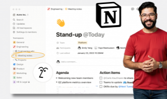 Notion para Organização, Produtividade e Gestão de Informações