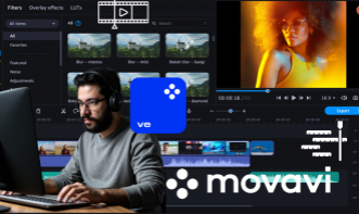 Edição de vídeos com Movavi